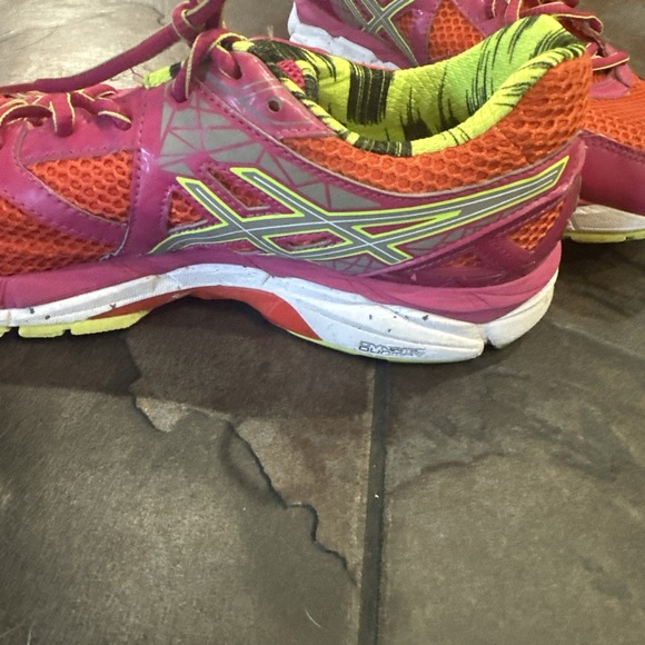 Asics Womens GT 2000 Orange Running Shoes Sneakers Size 9.5 - Picture 8 of 16